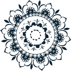 Beautiful mandala art, vector mandala design