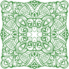 Beautiful mandala art, vector mandala design