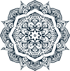 Beautiful mandala art, vector mandala design