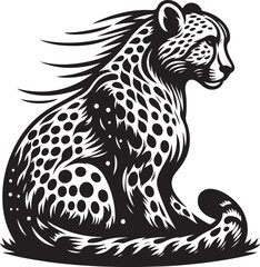 cheetah vector ilastration