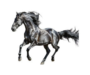 Fototapeta premium horse isolated on white