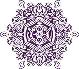 Beautiful mandala art, vector mandala design