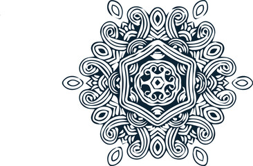 Beautiful mandala art, vector mandala design