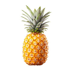 Fototapeta premium A pineapple is a tropical fruit that is sweet and juicy