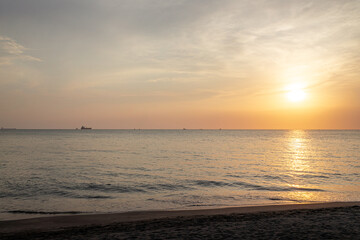 Sunset in Santa marta beach
