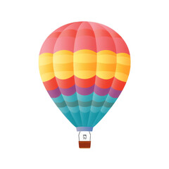 Fototapeta premium hot-air balloon , A hot air balloon flying