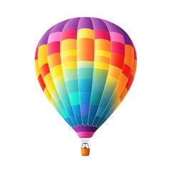 Fototapeta premium hot-air balloon , A hot air balloon flying