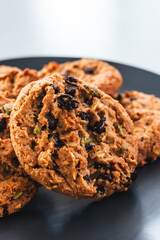 granola cookies with nuts seeds and dried fruit