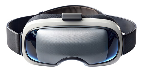 virtual reality headsets isolated on a transparent or white background
