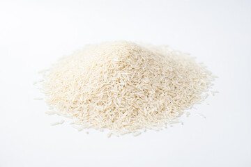 Pile of Raw White Rice