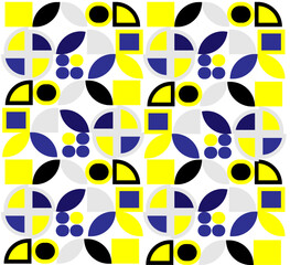 seamless pattern with shapes