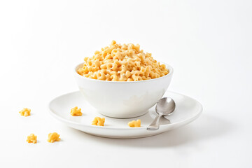 Bowl of Mac and Cheese with Spoon