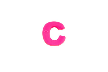 Pink letter 'C' isolate no white background.png