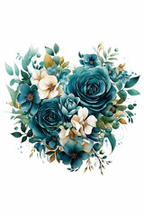 Watercolour Beautiful Flowers Artwork