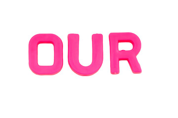 Pink Letters OUR isolate no white background.png