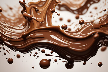 Dynamic Chocolate Milk Splash