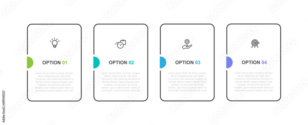Aufkleber design template infographic vector element