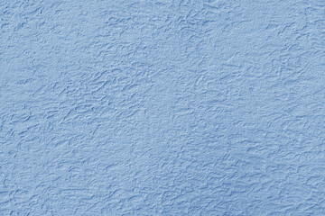 Texture of blue rough plaster. Abstract design background.