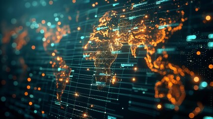 Illustrate the global reach and interconnected nature of black market activities and cybercrime