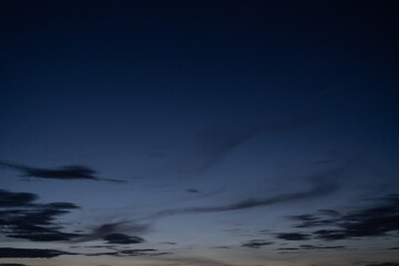 Beautiful bright dark blue sky background.