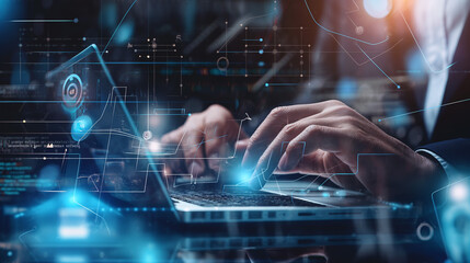  Within the bustling confines of a tech support headquarters, a software engineer sits at their desk, engrossed in troubleshooting a complex software issue.