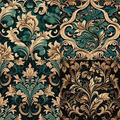 Unique and Cool Flower Patterns Vector Files Generated by AI - Artificial Intelligence