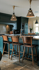 Bespoke kitchen design, country house and cottage interior design, English countryside style renovation and home decor idea