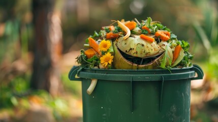 The Overflowing Compost Bin