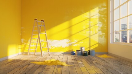 The Bright Yellow Room Renovation