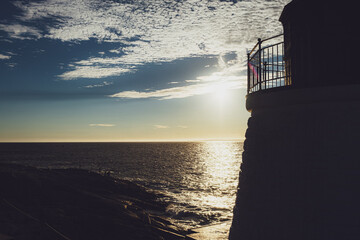lighthouse in Newport Rhode island