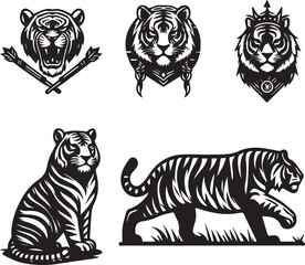 tiger bundle art ilastration