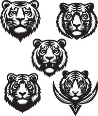 tiger bundle art ilastration