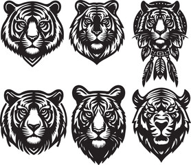 tiger bundle art ilastration