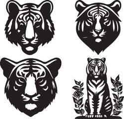 tiger bundle art ilastration