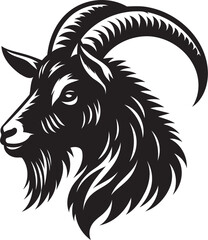 goat Vector,  goat vector illustration, goat emblem design, Goat silhouette