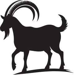 goat Vector,  goat vector illustration, goat emblem design, Goat silhouette