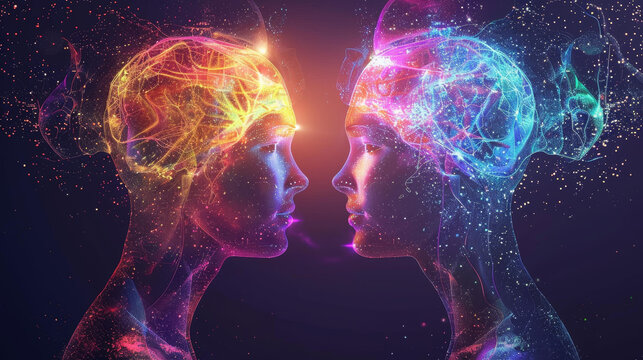 Experience instant emotion sharing through a telepathic link.