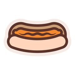 hotdog sticker
