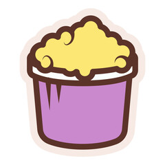 popcorn sticker