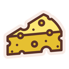 swiss cheese sticker