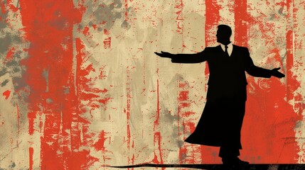 Obraz premium A masterful actor whose mere gestures captivate the audience.