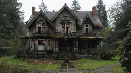 Write a short story about the family who lives in this house