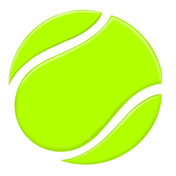 recommend clip art: cartoon tenis ball isolated illustration.