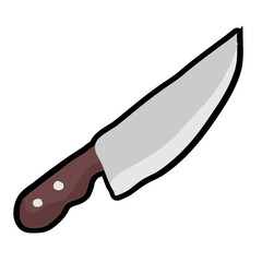 knife Line Style Icon  vector design and illustration template