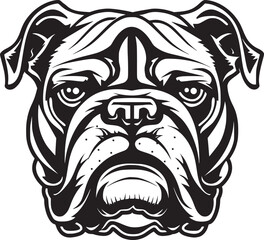 Vector of a dog head