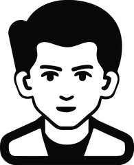 Teenage boy icon