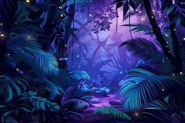 Enchanted Forest Scene Art