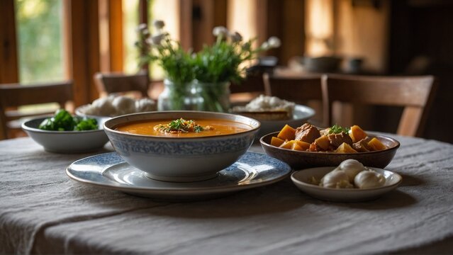 Kulish - Millet soup with pork and garlic.