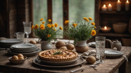 Porkhivnyk - Mushroom and potato pie.