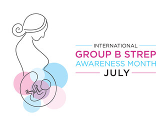 International Group B Strep Awareness Month is observed in July to raise awareness about Group B Streptococcus (GBS), a bacterial infection that can cause serious illness in newborns, pregnant women, 